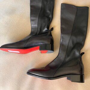 Christian Louboutin Tagastretch Knee-High Leather Boots - 40.5